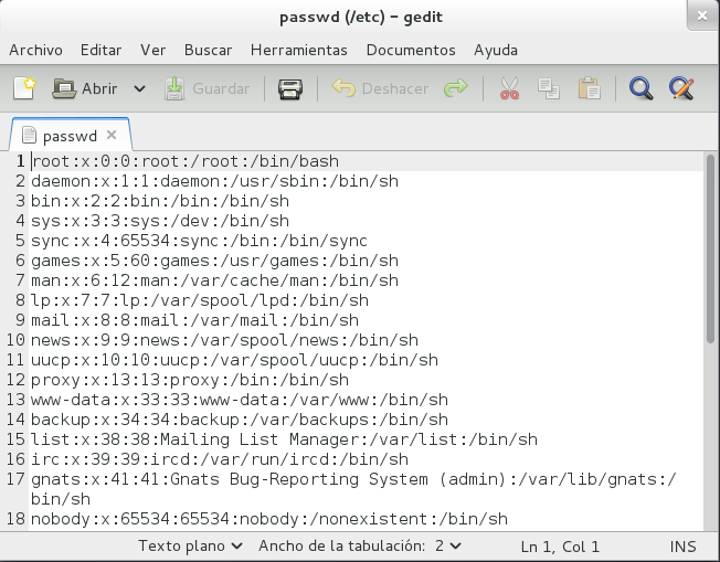 Editor GEdit