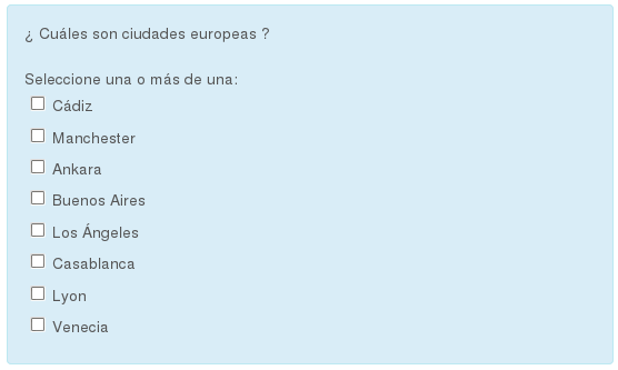 Pregunta de tipo MultichoiceM Pregunta de tipo MultichoiceM